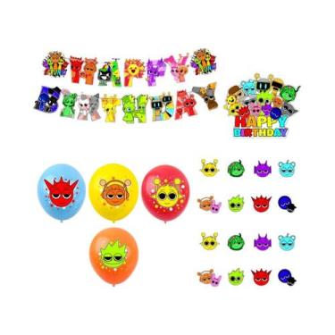 Imagem de Decoração De Festa De Aniversário Infantil Tema Incrediboxes Sprunki B