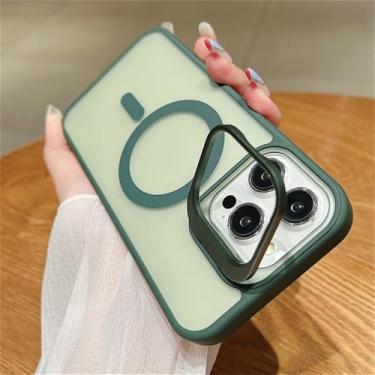 Imagem de Suporte de lente fosco rígido PC magnético para iPhone 17 Air 16 16E 15 14 Plus 13 12 Mini 11 Pro Max para Shockpr