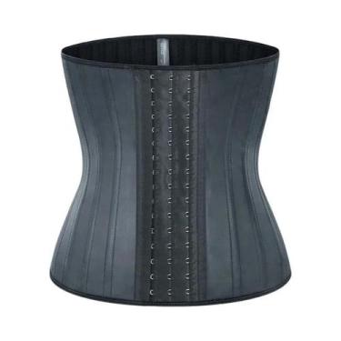 Imagem de Cinta Modeladora De Cintura Para Mulheres Com 25 Aros Em Látex, Contro