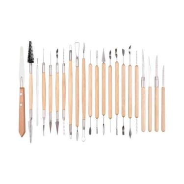 Imagem de Kit De Ferramentas Para Escultura Em Argila Polimérica 43/25PCS Para M