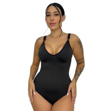 Imagem de Body Feminino Modelador Segunda Pele Alça Reforçada Com Compressão - c