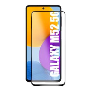 Imagem de [GL CASES] Película Samsung Galaxy M52 Vidro Temperado Anti Risco 3D 9H Proteção Pelicula Samsung Galaxy M52 Com Cobertura Total Da Tela + Kit Limpeza Para Aplicação Livre De Bolhas