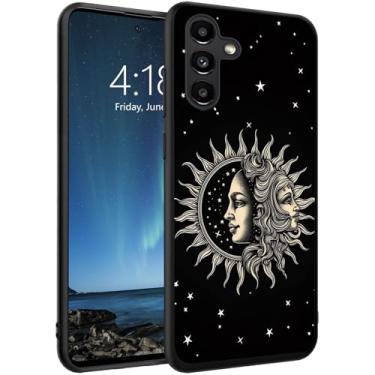 Imagem de DSRGRGFDJ Capa projetada para Samsung Galaxy S26 Plus de 6,7 polegadas, capa de silicone ultrafina, antiarranhões e à prova de choque - Sol e lua