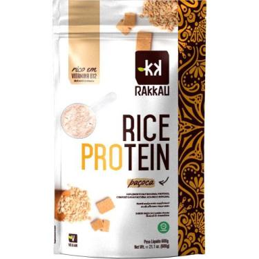 Imagem de Rice Protein Paçoca Rakkau 600g - Vegano - Proteína De Arroz