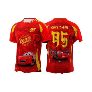 Imagem de Camiseta Masculina Respirável De Anime Carro Futebol Camisa Esportiva 