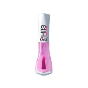 Imagem de Esmalte Tratamento Top Coat Efeito Gel Hits 8ml