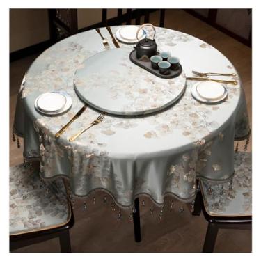Imagem de Toalha de mesa redonda toalha de mesa redonda grande toalha de mesa de jantar sala de estar capa de mesa de café tapete de mesa (C,180 cm)