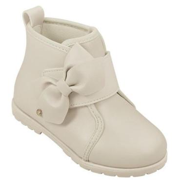 Imagem de Bota Infantil Pampili Rubi 141.095 Com Lacinho Cor:;Tamanho:21;Genero:Feminino-Feminino
