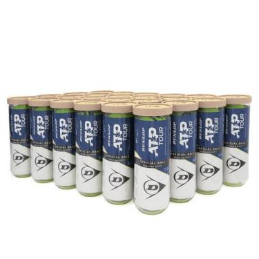 Imagem de Bola de Tênis Dunlop ATP - Caixa com 24 tubos