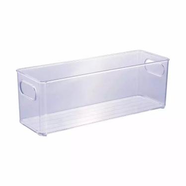 Imagem de Caixa Organizadora Plasútil de Plástico Transparente Multiuso 30x10x10,4cm