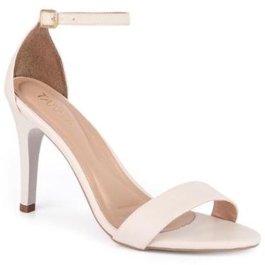 Imagem de Sandália Feminina Salto Alto Fino Médio Tiras Clássica A3.150-Feminino