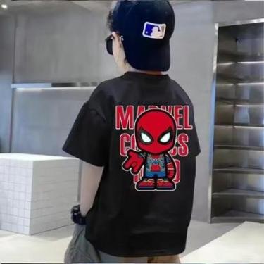 Imagem de Camiseta Infantil Homem Aranha Filme Marvel Comics-Unissex