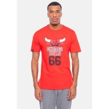 Imagem de Camiseta NBA Half Logo Chicago Bulls Masculino-Masculino