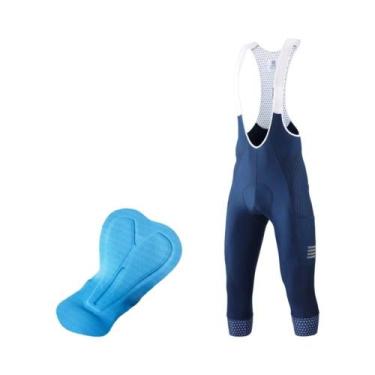 Imagem de Calças De Ciclismo Masculinas De Secagem Rápida 3/4 Com Almofada De Ge