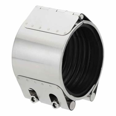 Imagem de HARFINGTON Braçadeira de reparo de tubulação 131 mm-137 mm de diâmetro externo 304 de aço inoxidável 304, reparo de tubo de emergência para tubos de metal de plástico, água, gás, óleo, linhas, prata