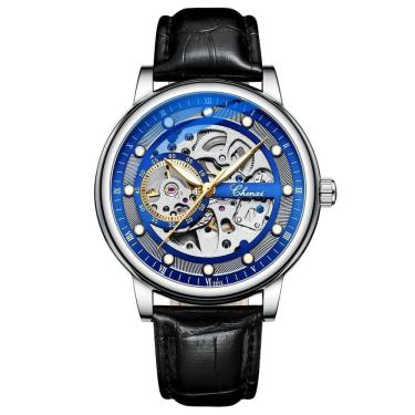 Imagem de Relógio Masculino Chenxi Cx-8843 à Prova D'água Silver Blue