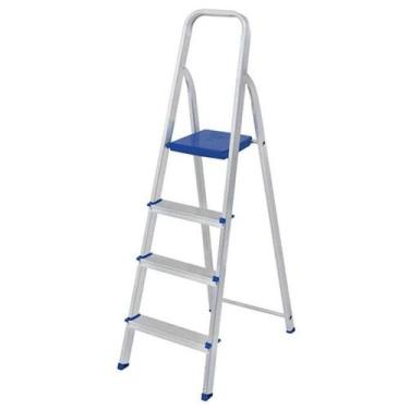 Imagem de Escada de Alumínio Mor, 4 Degraus - 5102