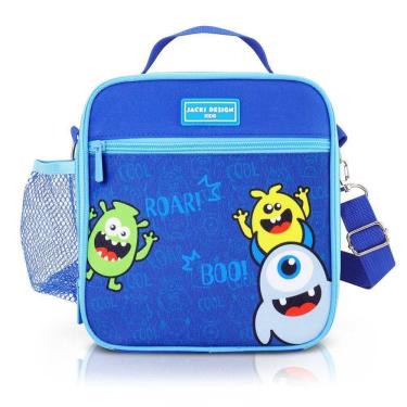 Imagem de Lancheira Térmica Infantil Amiguinhos Jacki Design – 4.180 Ml Monstro Azul