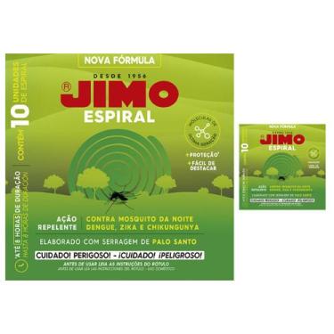 Imagem de Jimo Espiral Repelente Serragem De Palo Santo 20 Unidades Duração 8 Ho