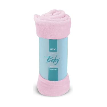 Imagem de Manta Soft De Microfibra Para Bebês 90x110cm - Rosa