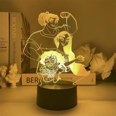 Imagem de Enfeite de mesa de filme Night Light USB Encanto Isabella Mirabel - Ta