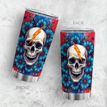 Imagem de Caneca de café de aço inoxidável Travel Tumbler Oasisdream 600ml