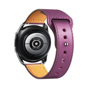 Imagem de Pulseira De Couro Unissex Compatível Com Samsung Galaxy Watch 7/6/5/Pr