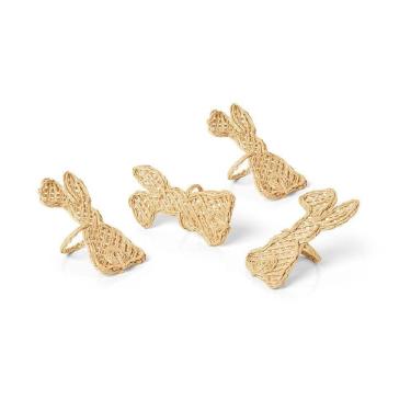 Imagem de Anel De Guardanapo Copa E Cia 4 Peças Brazil Festive Coelho