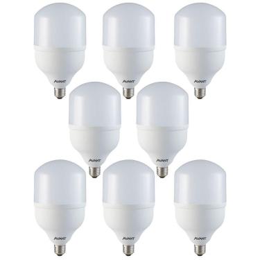 Imagem de Kit 8 Lâmpadas Led Bulbo Avant Branco Hp 50w Bivolt Base E27 6500k Mk4000g - Cód 289301373