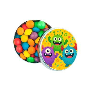 Imagem de Latinha Lembrancinha Personalizada Monstrinhos