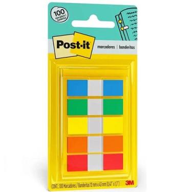 Imagem de POST-IT FLAGS 5 Cores 11,9MM X 43MM 100 Folhas