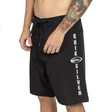 Imagem de Bermuda Quiksilver Q491A0418 Preta, 42, Preto