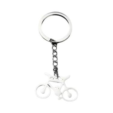 Imagem de Chaveiros Geométricos Punk Para Meninos Com Pingentes De Mapa Mundial,