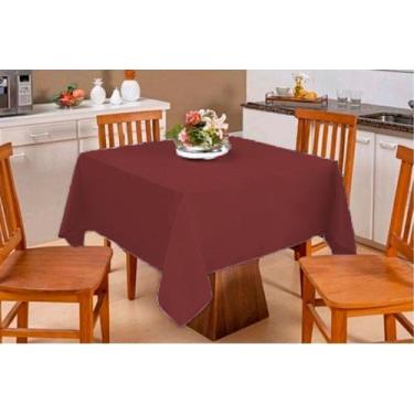 Imagem de 15 Toalha De Mesa 1,50 x 1,00 Tecido Oxford - Poli, Vinho