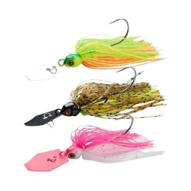 Imagem de Kit De Iscas Artificiais Spinner Bait Multipeso 7g 9g 12g 14g 21g Com 