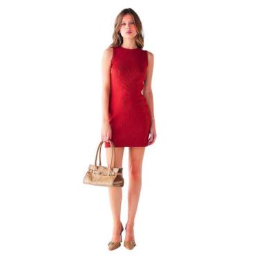 Imagem de Vestido Curto Com Amarração Atrás Ribana Algodão Premium - - Levosch, 