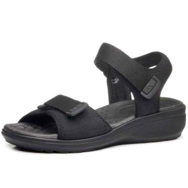 Imagem de Sandalia Papete Conforto Anabela Baixa Casual Pegada 232752