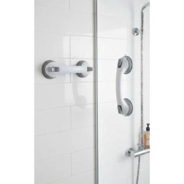 Imagem de Barra de Apoio Banheiro Ventosa: SEGURANÇA SEM FUROS! Branca - Congrat