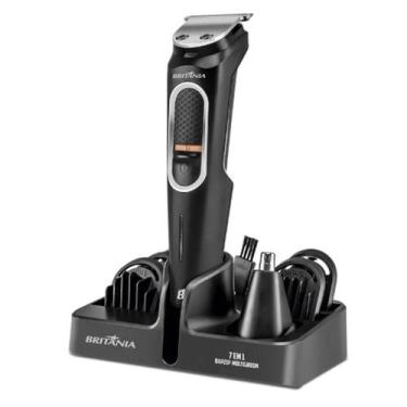 Imagem de Aparador Britânia BAP21P 7 em 1  Recarregável, Bivolt e à Prova dÁgua 