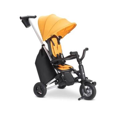 Imagem de Triciclo Infantil para Passeio com Assento Ajustável 8 Estágios, Idade Recomendada 6 Meses a 5 Anos, JOOVY 1107, Amarelo