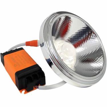 Imagem de Lampada led ar111 12w 15 graus branco quente 2700k biv delis, Bivolt
