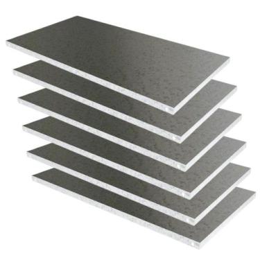 Imagem de 6 Bandejas Aço Resistente Para Armário Estante Multiuso Prateleira 70x