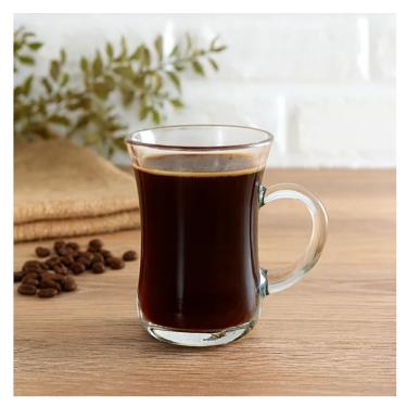 Imagem de Caneca de Vidro para Café Caneca Vidro Café Nespresso Dolce Gusto 150ML Uso em Cafeteira Expresso Transparente GMB