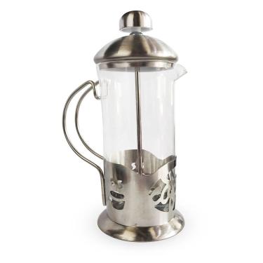 Imagem de Cafeteira Prensa Francesa para Café e Chá Modelo Coffee em Vidro e Aço Inox 600ML sem Voltagem