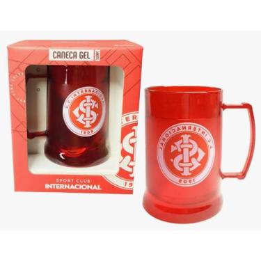 Imagem de Caneca Gel 300ml Isolante Chopp Gelado Internacional - BRASFOOT