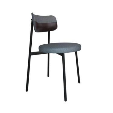Imagem de Cadeira Kyta Fixa com 4 Pés 50 X 44,7 X 83,8 Cm com 1 Unidade - Metali
