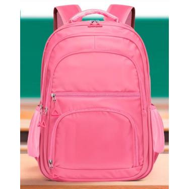 Imagem de Mochila Feminina Escolar Grande Adolescente Espaçosa - M3M, Único, Ros