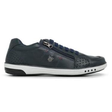 Imagem de Sapatênis Masculino Couro Legítimo Confortável E Macio-Masculino