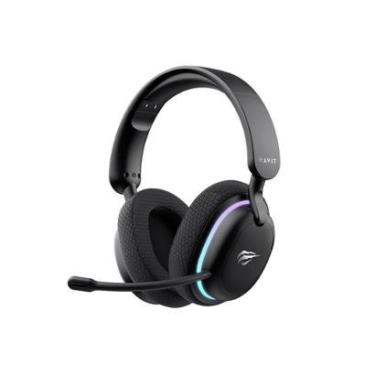 Imagem de Headset Gamer Sem Fio Professional Fuxi-H7, RGB, Tri Mode, Bluetooth, Recarregável, USB...