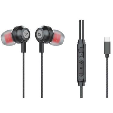 Imagem de Fone De Ouvido Bright Intra Auricular Com Microfone Ghost Usb-C Fn574